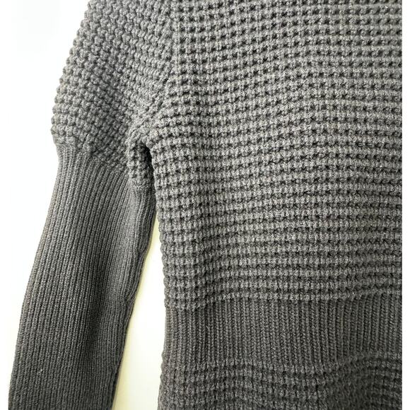 Sm Juicy Couture Vintage Y2K Black Lambswool Cardigan Sweater Faux Fur Collar - Picture 7 of 8